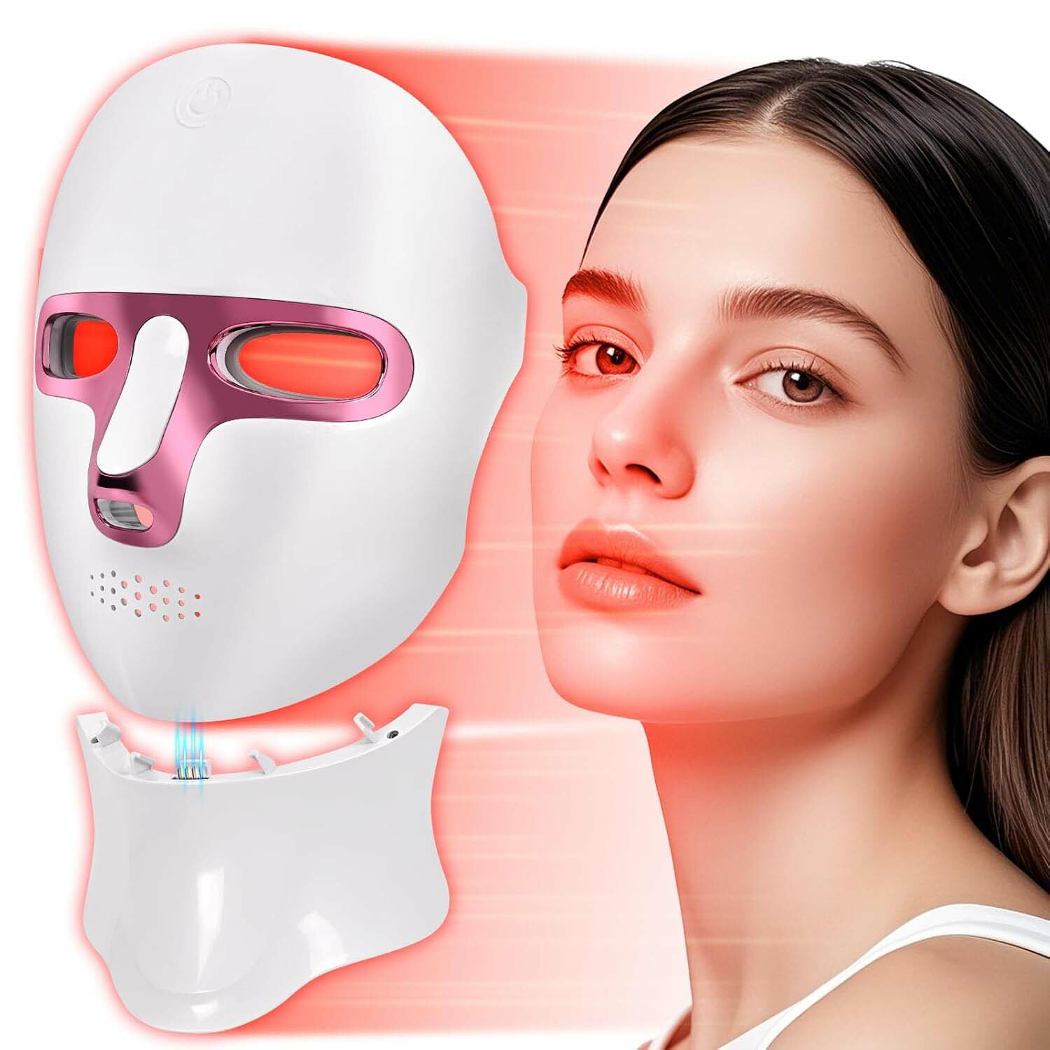 LED light therapy face mask