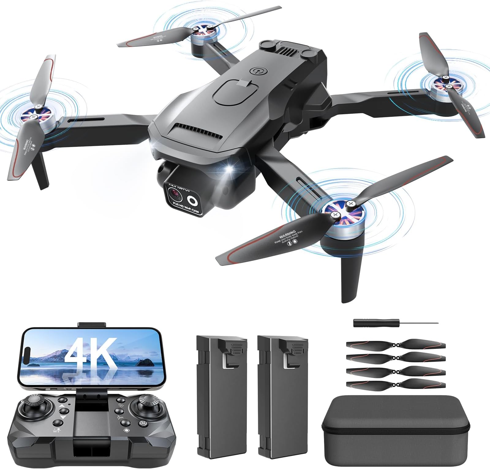 Mini foldable camera drone