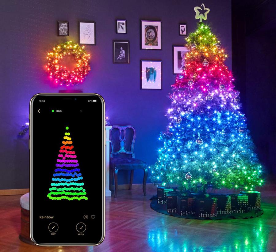 Smart LED christmas lights